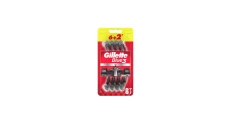 Brisqe Gillette Blue3 Dis Red (6+2)Pcs