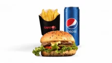 Hamburger Qofte Combo.