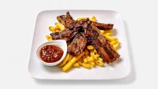 Brinjë Viçi me Salcë BBQ ose Mustard-Honey, ose Klasike