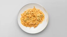 Tagliatelle me Salmon & Brokoli
