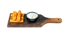 Halloumi chips