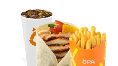 NEW Schnitzel Wrap Combo