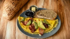 Bacon Avocado Omelette