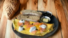 Smoked Salmon Omelette