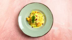 Linguini me Karkalec & Kungull