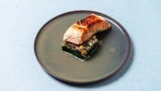 Salmon Furre me Spinaq Sote & Quinoa