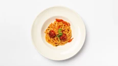 Linguine me Pomodorini & Borzilok