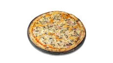 Pizza Proshutë Sallam Kërpudhë 