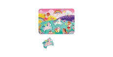Early Learning Centre Wooden Unicorn And Fairy Peg Puzzle