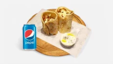 Chicken Pita & Pepsi