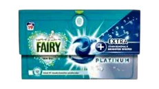 Fairy Platinium + Stain Remover sensitive non bio 19 pods