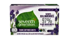 Seventh Generation Laundry Detergent Softener Lavender 80 Sheets