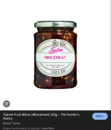 Tiptree Mincemeat 312GR