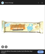Grenade Protein Bar White Chocolate Cookie Flavor 60GR