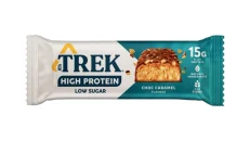 Trek High Protein Low Sugar Choc Caramel Protein Bar 55GR