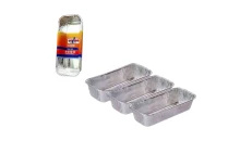 Ottimo cont.aluminio p.cake 3 pezzi