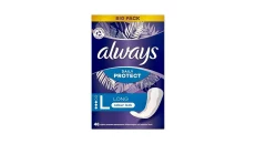 Always Dailies Liners Long Unscented 46 Pack