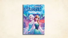 Frozen coloring page
