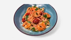 Linguini me Karkalec Kungull