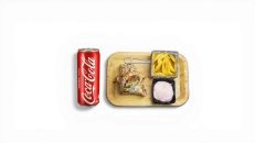 Chicken rolls+ pije