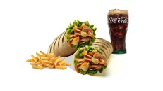 Spicy Cajun Chicken Wrap Meal
