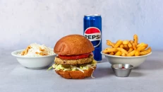 Vegetarian Burger Combo