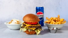 Chuck Norris Burger Combo