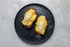 Scrambled Eggs on Toast