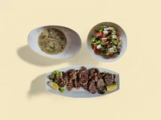 Supë Viçi & Biftek Viçi & Sallatë Fshati