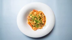 Tagliatelle me karkaleca dhe kungull