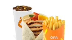 Schnitzel Wrap Big Combo