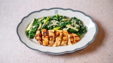Kale Salad with Grilled Chicken