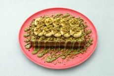 Waffle Pistachio & Banane