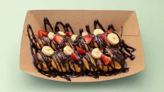 Pancakes Nutella & Luleshtrydhe & Banane