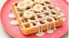 Waffle Çokollatë e Bardhë & Banane