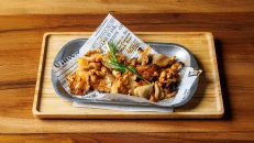Kërpudha Oyster ne zgare
