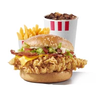 Zinger Deluxe Burger Menu