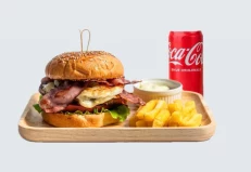 Special Burger + Coca Cola