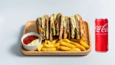 Pita Club + Coca Cola