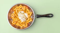 Pacheri Karkalec Pistachio Burrata
