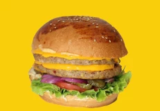 Double Burger & Patate