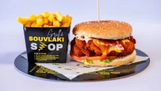 Cryspy Chicken Fillet Burger & Patate