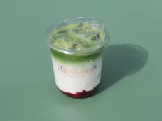 Matcha with Raspberry