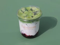 Matcha with Blueberry