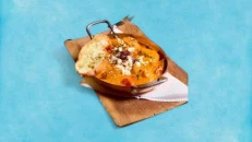 Monk Shrimp Saganaki