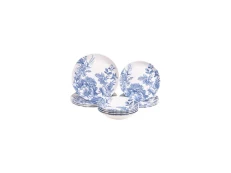 Churchill Spring Flourish Blue Spencer 12Pc Dinnerware Set Plain