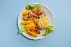 Fileto Me Perime & Patate Furre