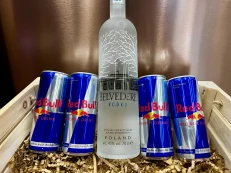 Elite Box Grey Goose Vodka & Red Bull