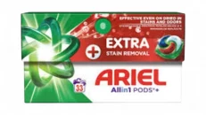 Ariel Pods+ Extra Clean Crt 33Pcs
