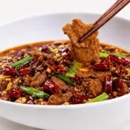 T8.Mish Viçi i Zier në Vaj Pikant Sichuan